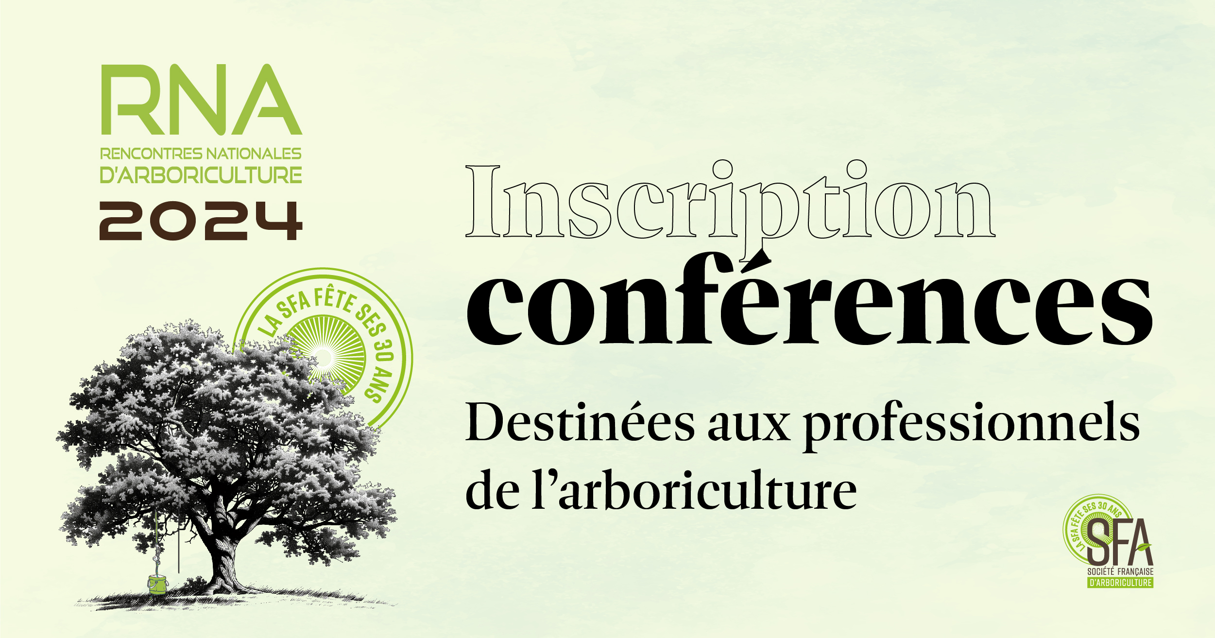 RNA 2024 visuel conférences Société française d'arboriculture